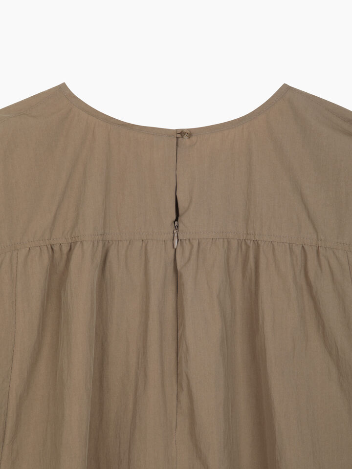 Brown blouse with balloon sleeves - null - Brown | Sisley K image number 4